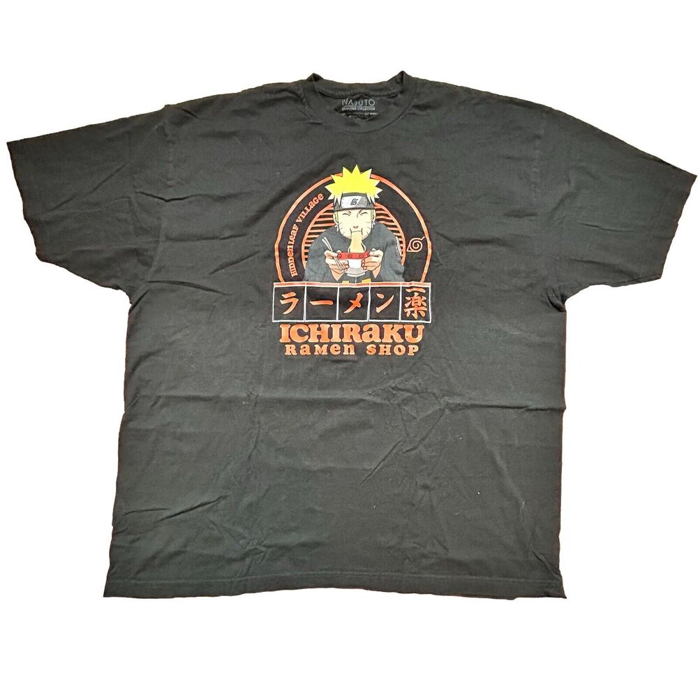 Naruto Ichiraku Ramen Shop‎ Shirt 3XL Japanese Manga Anime T-Shirt Shippuden